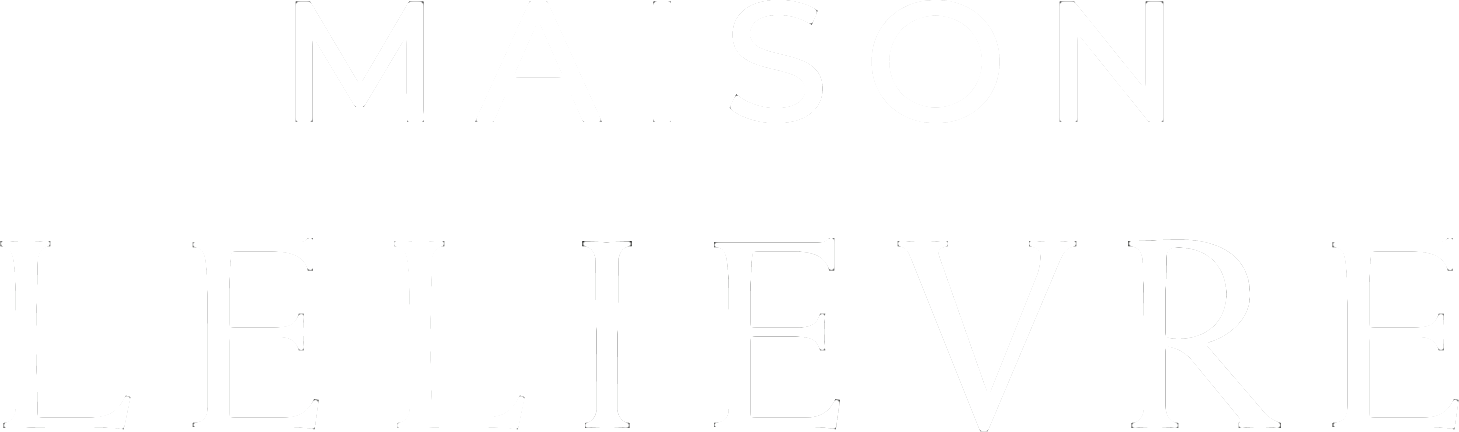 LOGO MAISON LELIEVRE WHITE